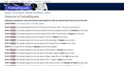 Desktop Screenshot of footballsquads.co.uk