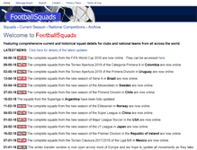 Tablet Screenshot of footballsquads.co.uk